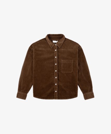 Parke Corduroy Shirt Chocolate Color