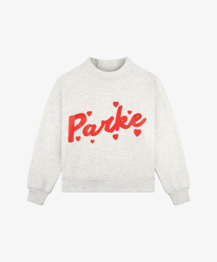 Parke Sweetheart Mockneck Sweatshirt Grey