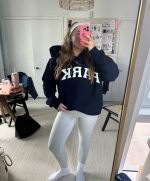 Parke Varsity Hoodie Sweatshirt Blue
