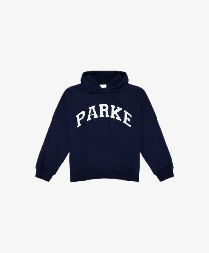 Parke Varsity Hoodie Sweatshirt Blue