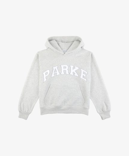 Parke Varsity Hoodie Sweatshirt White